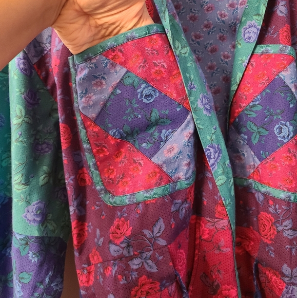 3/$75 - Floral Patchwork Jacket - Picture 2 of 5